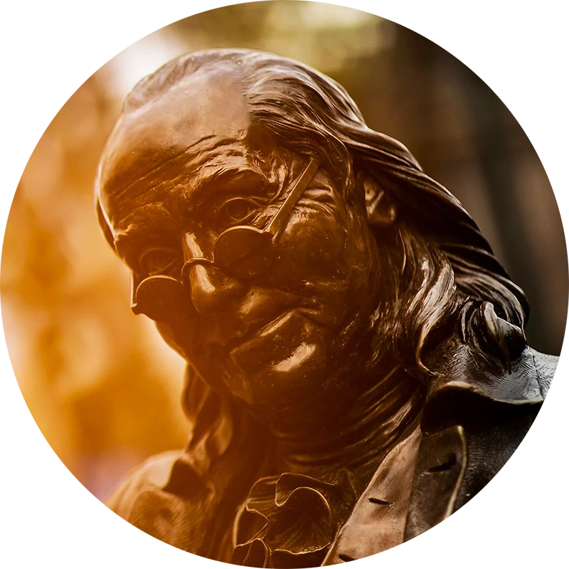 ben franklin statue