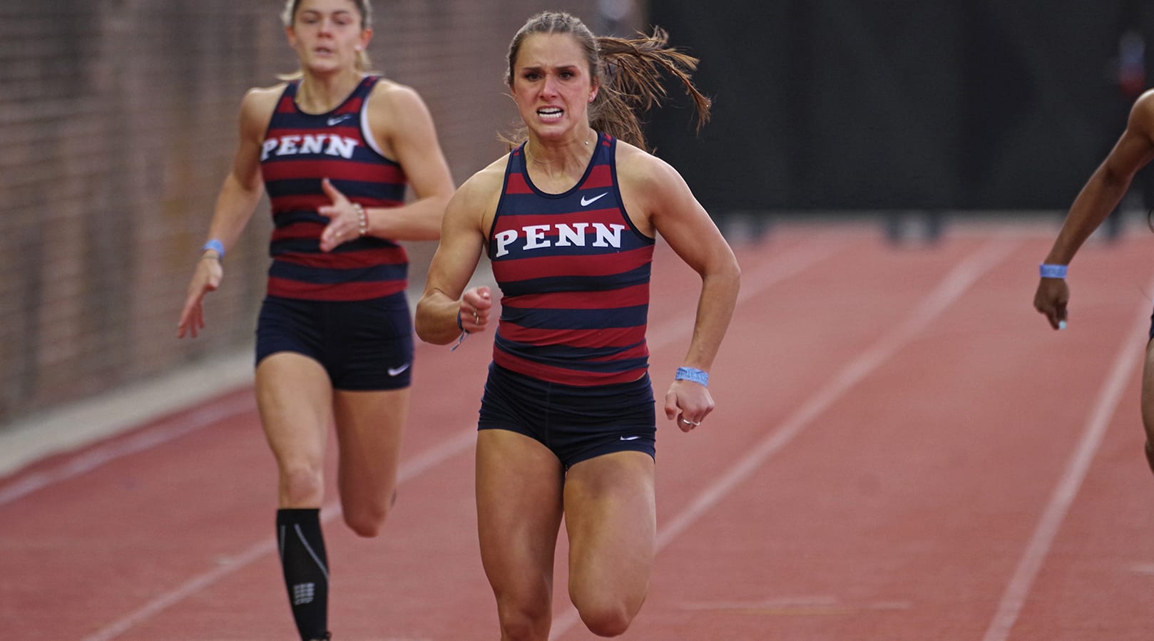 student running