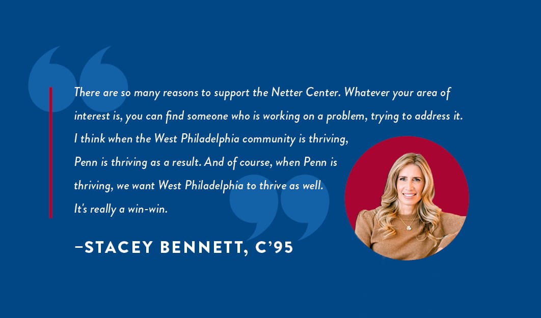 Stacey Bennett, C’95: 