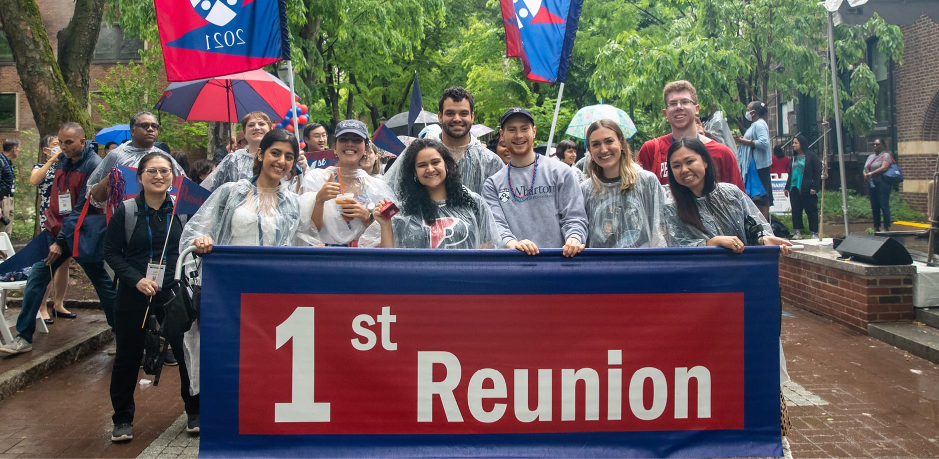 1st reunion class in the parade