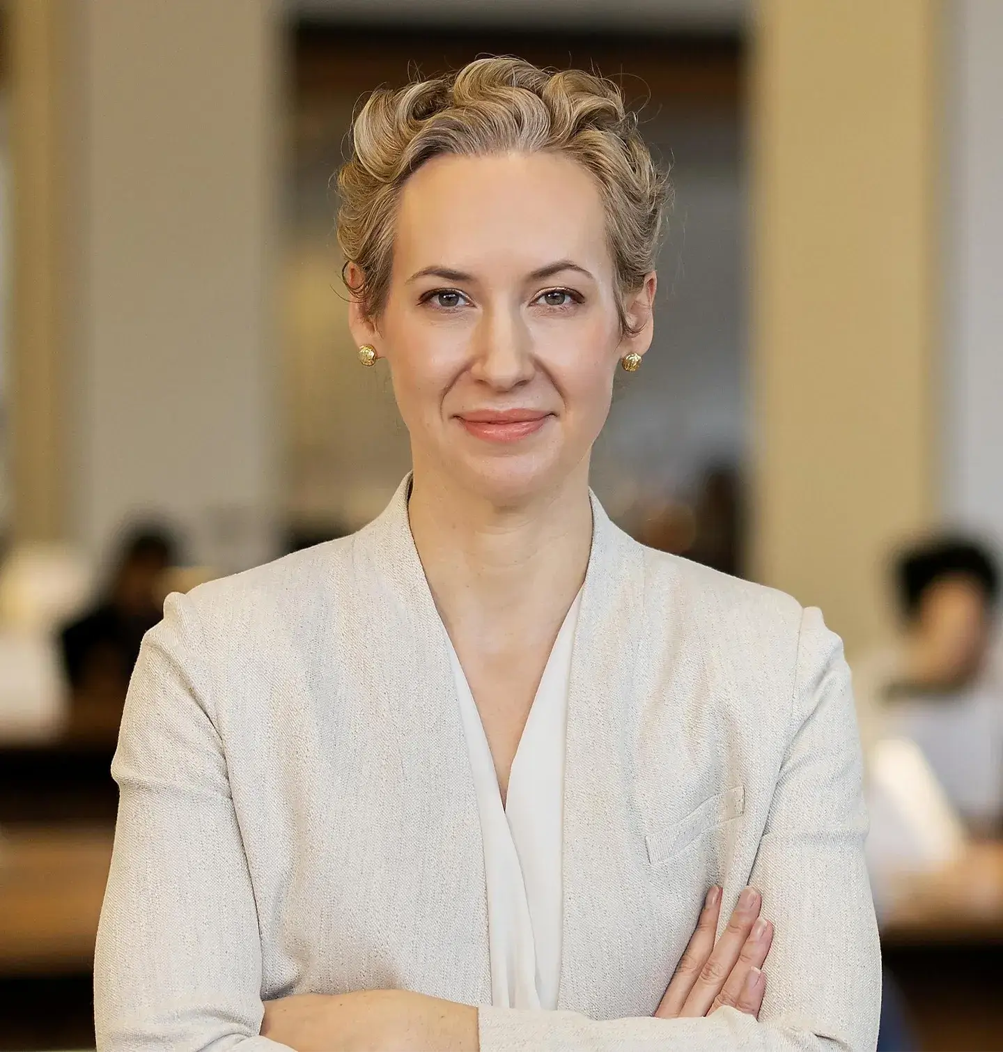 A portrait of Brigitte Weinsteiger, H. Carton Rogers III Vice Provost and Director of the Penn Libraries
