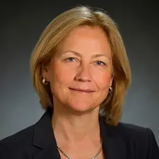 A portrait of Frances E. Jensen, MD