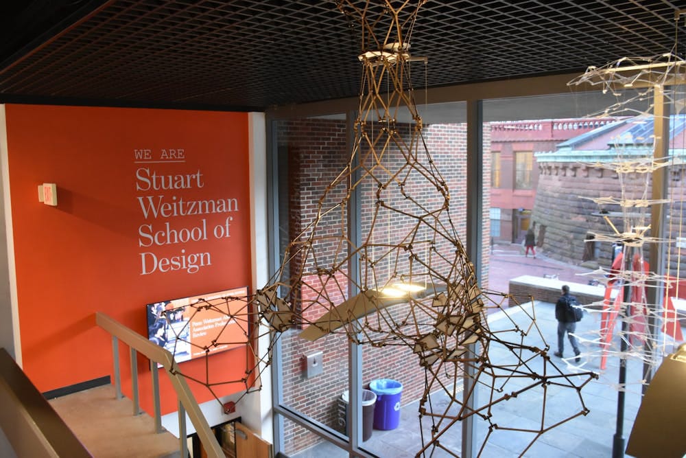 A view of the Weitzman School's Glass Bridge prototype.