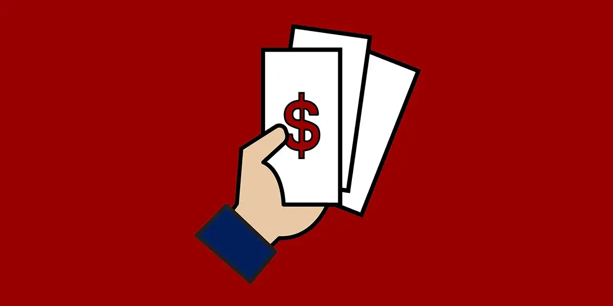 Hand holding money representing financial contributions to Penn.